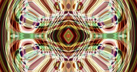 Complex Pattern Dark Muted Wave Psychedelic Trippy Illustrazione stock