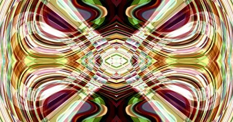 Complex Pattern Dark Muted Wave Psychedelic Trippy Illustrazione stock