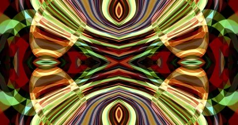 Complex Pattern Dark Muted Wave Psychedelic Trippy Illustrazione stock