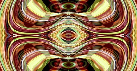 Complex Pattern Dark Muted Wave Psychedelic Trippy Stock Illustration