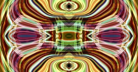 Complex Pattern Dark Muted Wave Psychedelic Trippy Stockillustratie