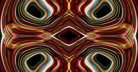 Complex Pattern Dark Muted Wave Psychedelic Trippy Illustrazione stock