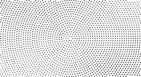 A complex pattern of intersecting circles creating a symmetrical and mesmer.. Illustrazione stock