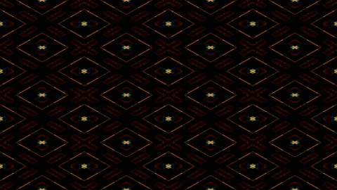 Complex Pattern Tiles Wallpaper Background Loop Stock Footage 169034793