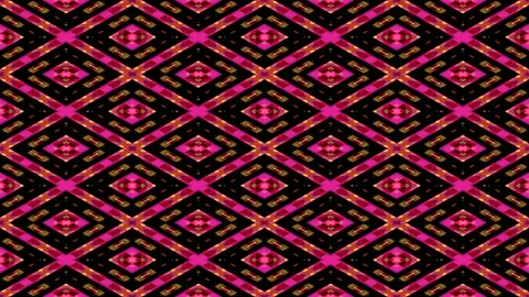 Complex Pattern Tiles Wallpaper Background Loop Stock Footage 169043195