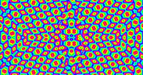 Complex Pattern Trippy Psychedelic Background Loop Видео 145767175