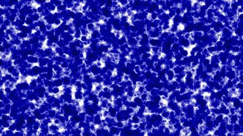 Complex patterns of vibrant blue textures in a digital landscape Stock-Illustration