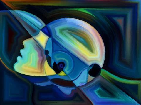 Complex Perception Illustrazione stock