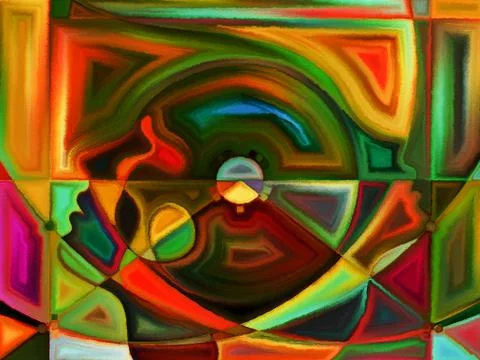 Complex Perception Illustrazione stock