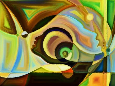 Complex Perception Illustrazione stock