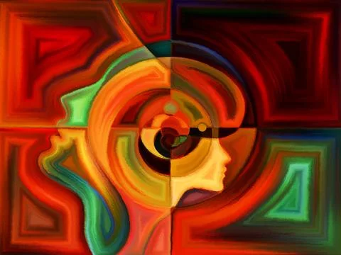 Complex Perception Illustrazione stock