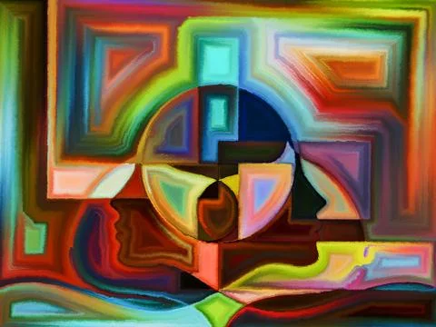 Complex Perception Illustrazione stock