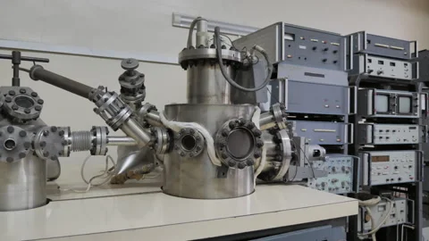Complex Physical Laboratory Equipment Stock Footage 240565099