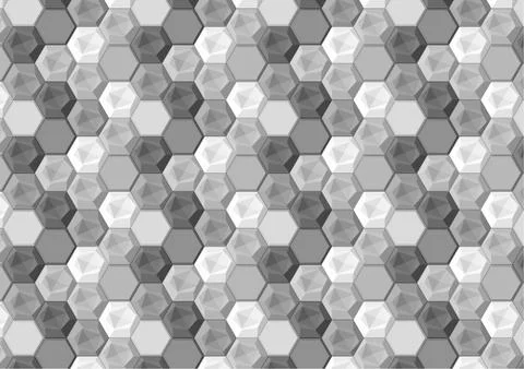 Complex polygon pattern. Great texture creative Stock Illustration