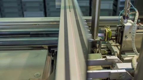 Complex production process in the factory Stock Footage 73289418