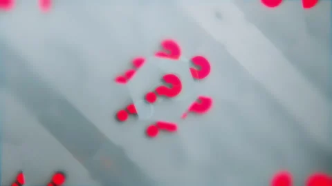 Complex Questions, Abstract Question Mark Animation on a slight angle. 3D Vídeos de archivo 252563087