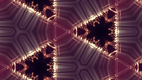 Complex red composition of particles that form cells. 3d looped smoothed Stock Footage 111342789