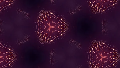 Complex red composition of particles that form cells. 3d looped smoothed Stock Footage 111344150