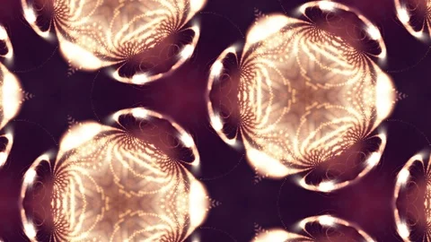 Complex red composition of particles that form cells. 3d looped smoothed Stock Footage 111344394