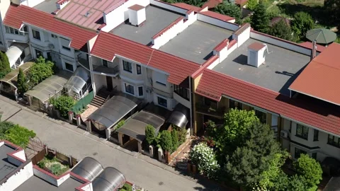 A complex of residential buildings Stock Footage 246940344