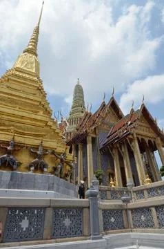 Complex of the royal palace Stock Photos