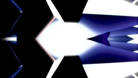Complex Of Shapes EDM Club Visuals Stock Footage 120791933