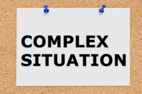 Complex Situation concept Stock Illustration