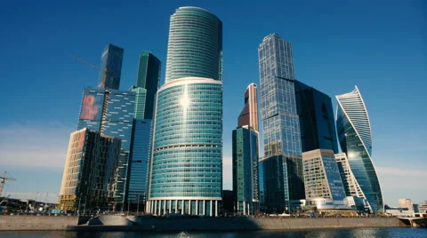 Complex of skyscrapers Stock Footage 61779542