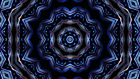 Complex Symmetric Pattern Kaleidoscope Loop Видео 149887127