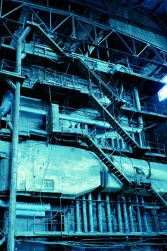 The complex systems of energy boiler Stock Photos