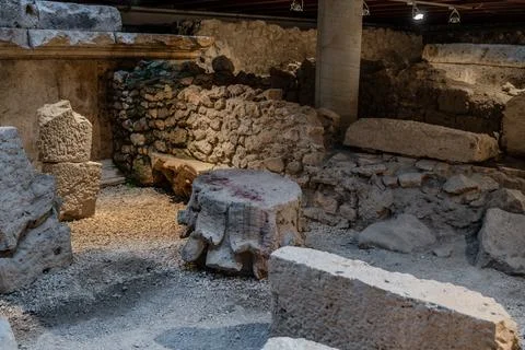 This complex testifies to what remains of the Italic temple from the second h Photos