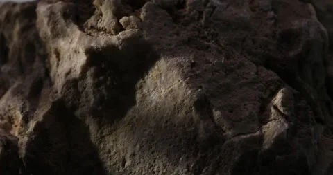 Complex Textured Surface of a Natural Rock. Stock Footage 278460072