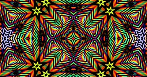 Complex Tile Geometric Abstract Shape Pattern Seamless Loop Stock Footage 159323751