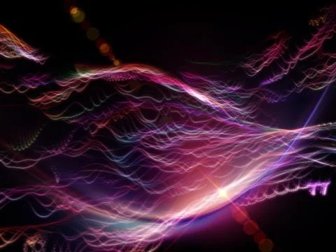 Complex Virtual World 스톡 일러스트