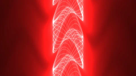 Complex Warp Wrapped Laser Lines Stock Footage 143891692