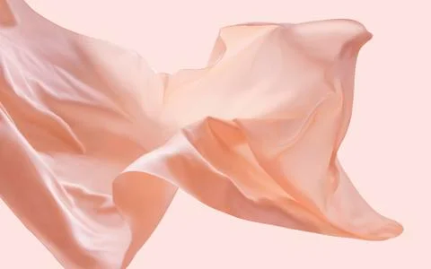 Complexion floating fabric Stock Illustration