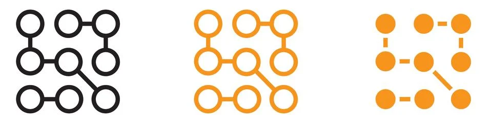 Complexity Icon Representing Advanced Problem-Solving Techniques, Intellect.. Stock Illustration