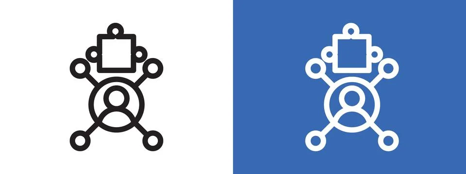 Complexity logo sign set vector outline Stock Illustration