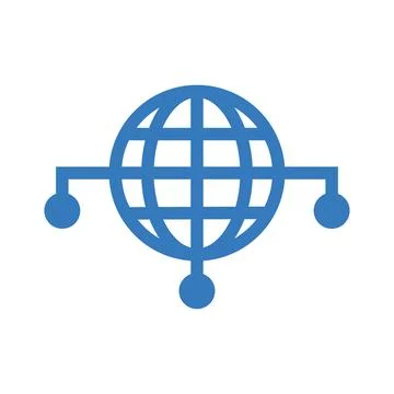 Complexity, network, big data icon. Blue color design. イラスト素材