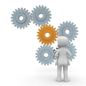 The complexity of the processes Stock Illustration