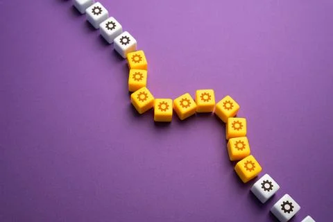The complexity of production. Replacement of technological units. Increase .. Stock Photos