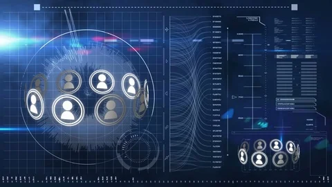 The complexity of social media Stock Footage 110578564