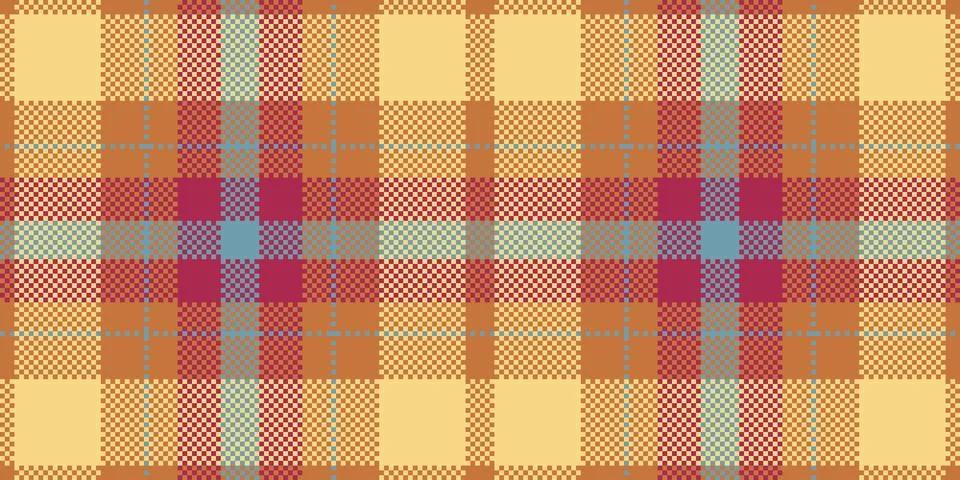 Complexity tartan plaid vector, gift card pattern fabric textile. Gold back.. Stock Illustration