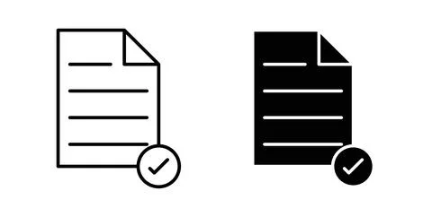 Compliance document icon Illustration designs pack for Web イラスト素材