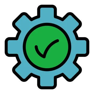 Compliance icon vector flat Stock Illustration