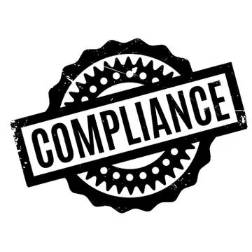 Compliance rubber stamp Stock Illustration