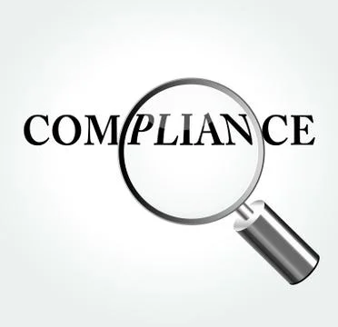 Compliance theme illustration Stock Illustration