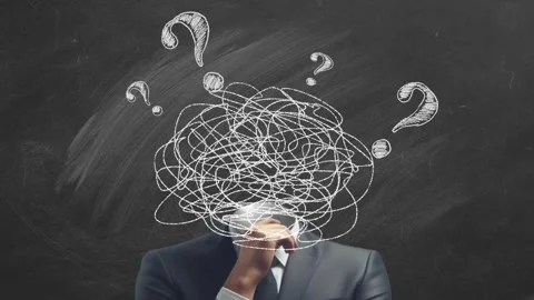 Complicated and difficult problem. Stock Footage 262490003