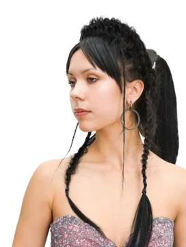 Complicated braids Stock Photos
