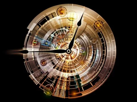 The Complicated Clockwork Stockillustratie